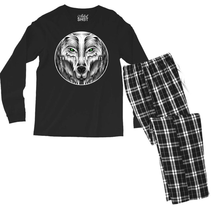 The Wolf Men's Long Sleeve Pajama Set by nathansaranng | Artistshot