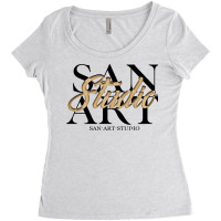 San Art Studio 2021 Women's Triblend Scoop T-shirt | Artistshot