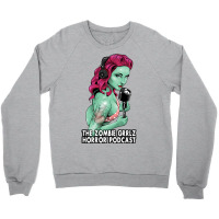 The Zombie Grrlz Horror Podcast Crewneck Sweatshirt | Artistshot