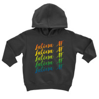 Latina Af Rainbow Colors With National Latin Counties Flag Colors Hisp Toddler Hoodie | Artistshot