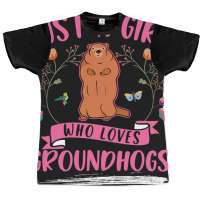 Groundhog Girl Marmot Woodchuck 2 Graphic T-shirt | Artistshot