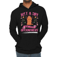 Groundhog Girl Marmot Woodchuck 2 Lightweight Hoodie | Artistshot