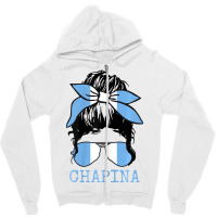 Chapina Guatemala Pride Guatemalan Flag Girls T Sh Zipper Hoodie | Artistshot