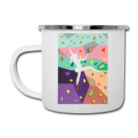 Cute Colorful Rock Climbing Bouldering Wall Climbe Camper Cup | Artistshot