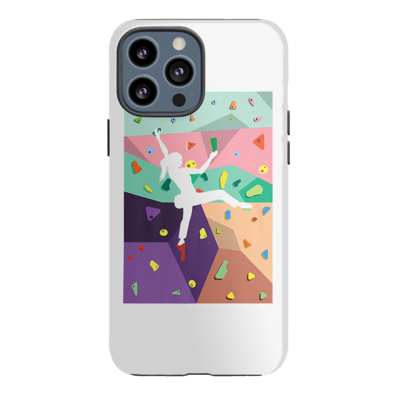 Cute Colorful Rock Climbing Bouldering Wall Climbe Iphone 13 Pro Max Case | Artistshot