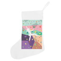 Cute Colorful Rock Climbing Bouldering Wall Climbe Holiday Stocking | Artistshot