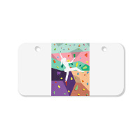 Cute Colorful Rock Climbing Bouldering Wall Climbe Bicycle License Plate | Artistshot