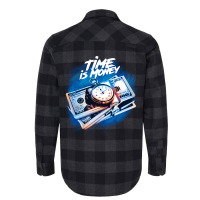 Time Is Money Flannel Shirt | Artistshot