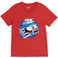 Time Is Money V-neck Tee | Artistshot