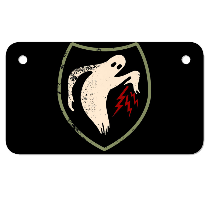 Wwii Vintage Ghost Army World War 2 Ghost Army Pre Motorcycle License Plate by terrilyn | Artistshot