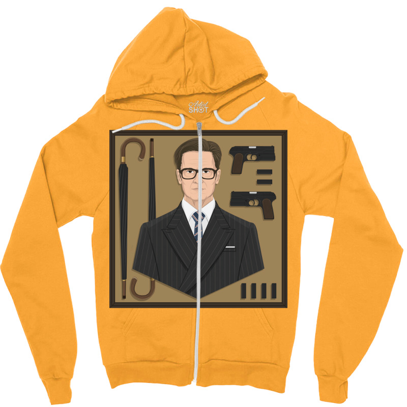 Manners Maketh Man Zipper Hoodie by gabbarrapopor | Artistshot