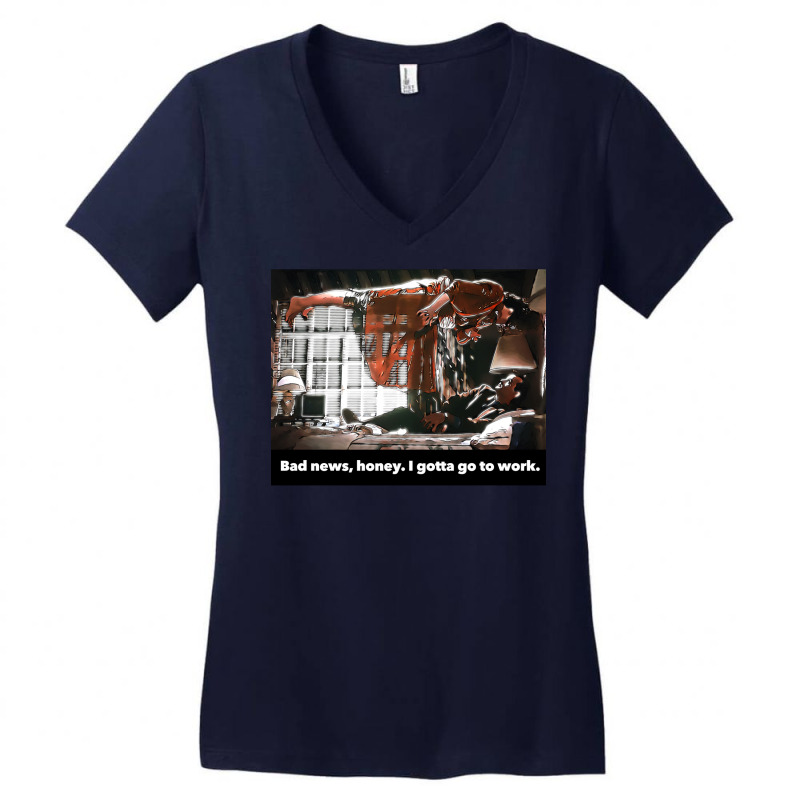 I Gotta Go To Work Women's V-Neck T-Shirt by sodenouresal | Artistshot