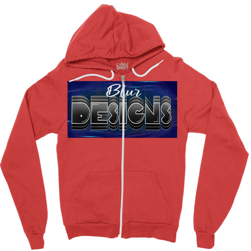 Blur Designs Zipper Hoodie by neekakhalodb | Artistshot