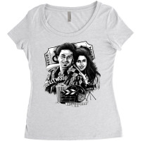 Rishi Kapoor And Madhuri Dixit 1 Women's Triblend Scoop T-shirt | Artistshot