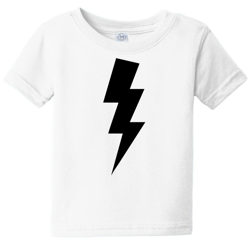 Lightning Bolt Baby Tee by AsopArt | Artistshot