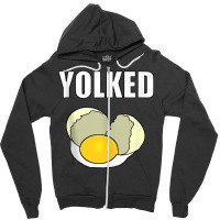 Yolked   Workout And Lifting Tank Top Zipper Hoodie | Artistshot