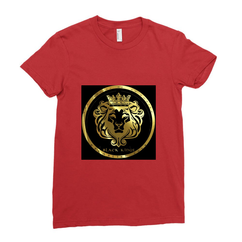 The Black King Ladies Fitted T-Shirt by Prakash05 | Artistshot