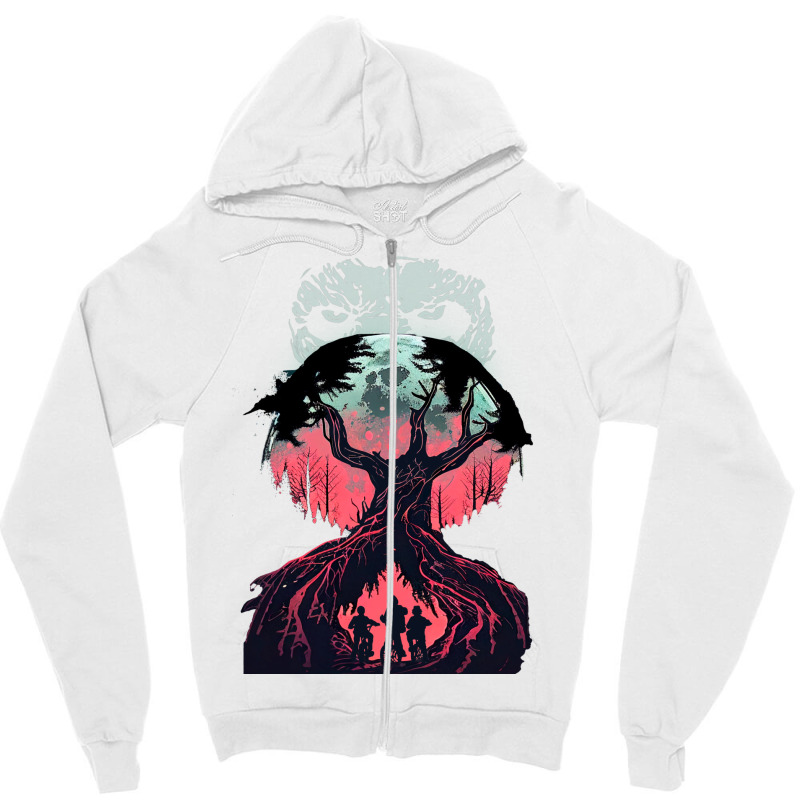 Vecna Is Watching You Zipper Hoodie by nathansaranng | Artistshot