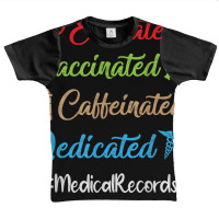 Educated Vaccinated Caffeinated Dedicated Medical Graphic Youth T-shirt | Artistshot