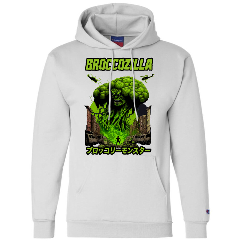 Broccozilla Champion Hoodie by neekakhalodb | Artistshot