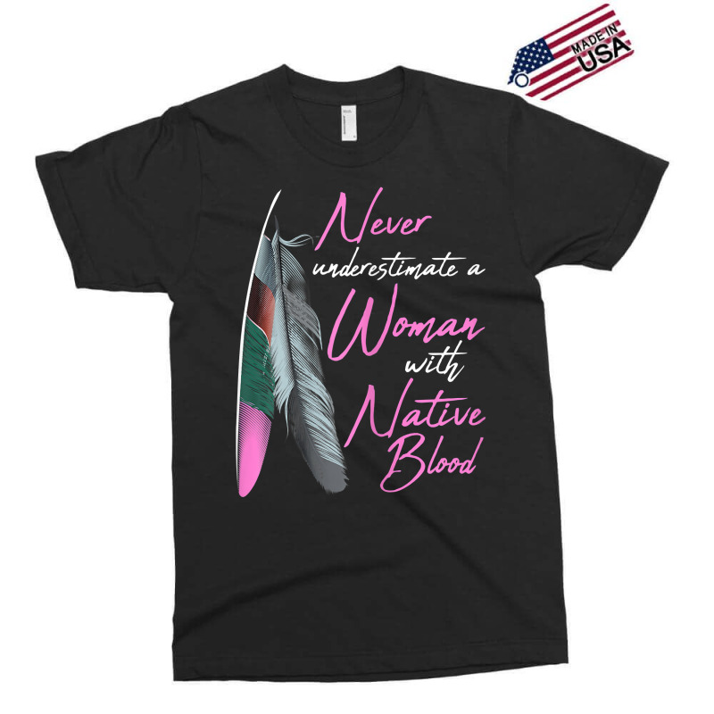 Native American Indian A Woman With Native Blood T Exclusive T-shirt by genousuv | Artistshot