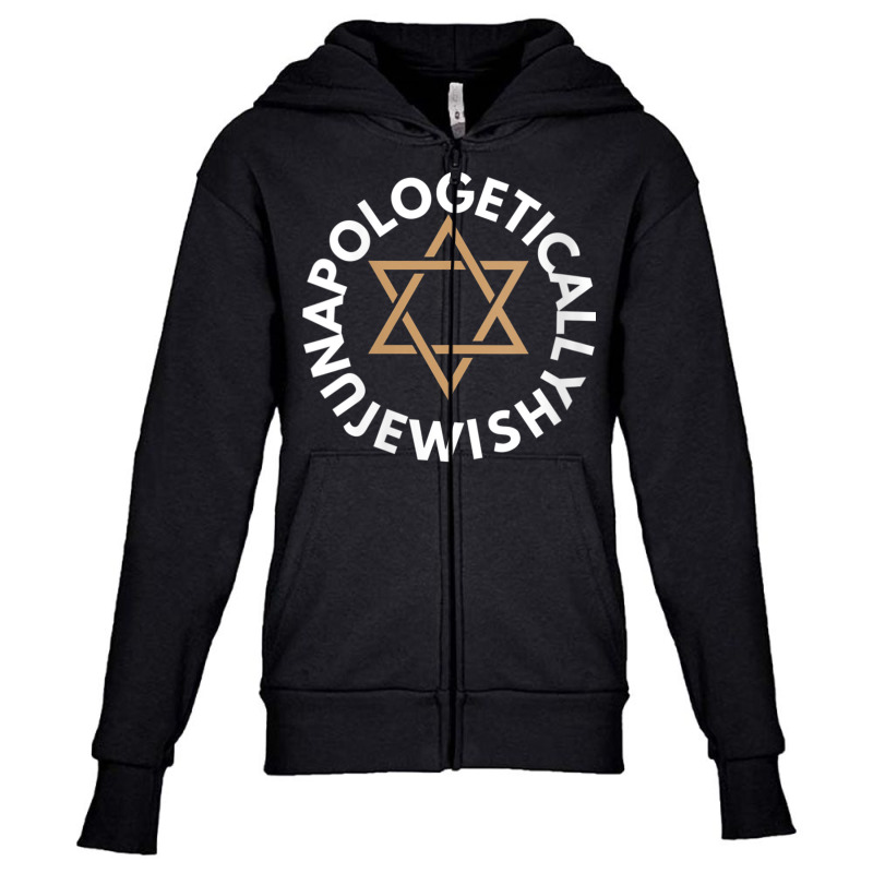 Womens Jewish Pride, Jewish Culture, Unapologetica Youth Zipper Hoodie | Artistshot