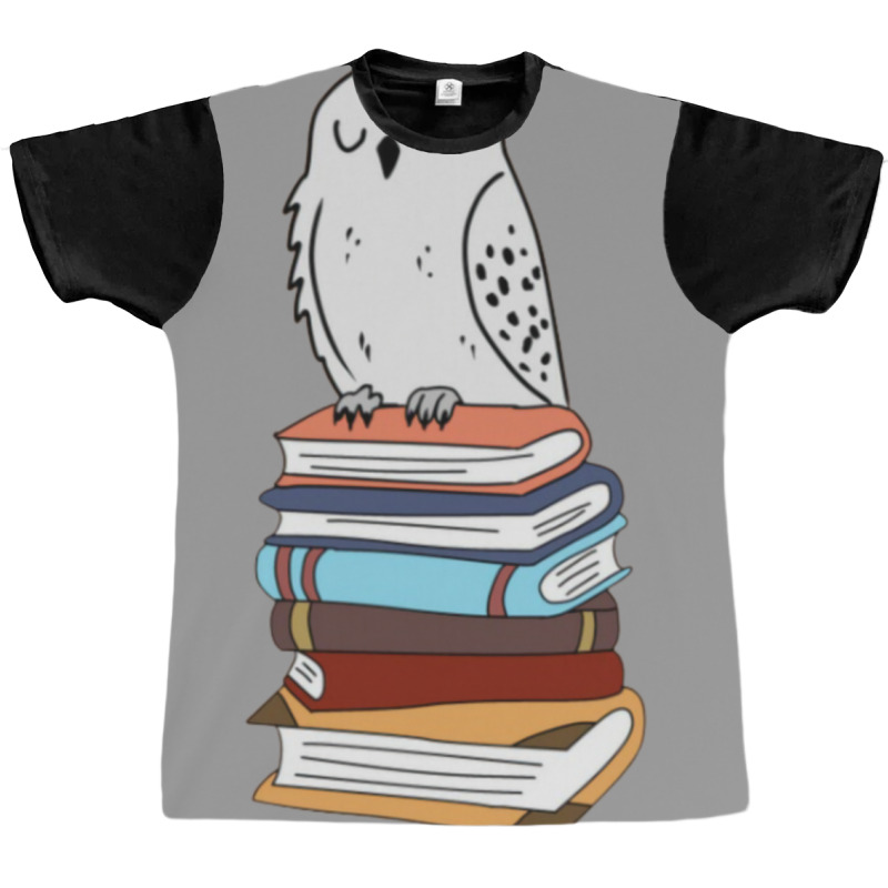 Magic Owl On Books 10 Graphic T-shirt by murhanixcayak | Artistshot