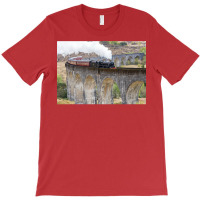 Jacobite Steam Train Over The Glenfinnan Viaduct T-shirt | Artistshot