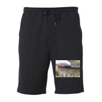 Jacobite Steam Train Over The Glenfinnan Viaduct Fleece Short | Artistshot