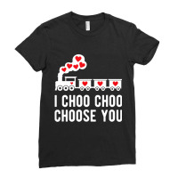 Kids Valentine's Day Choo Choo Train Hearts For Bo Ladies Fitted T-shirt | Artistshot