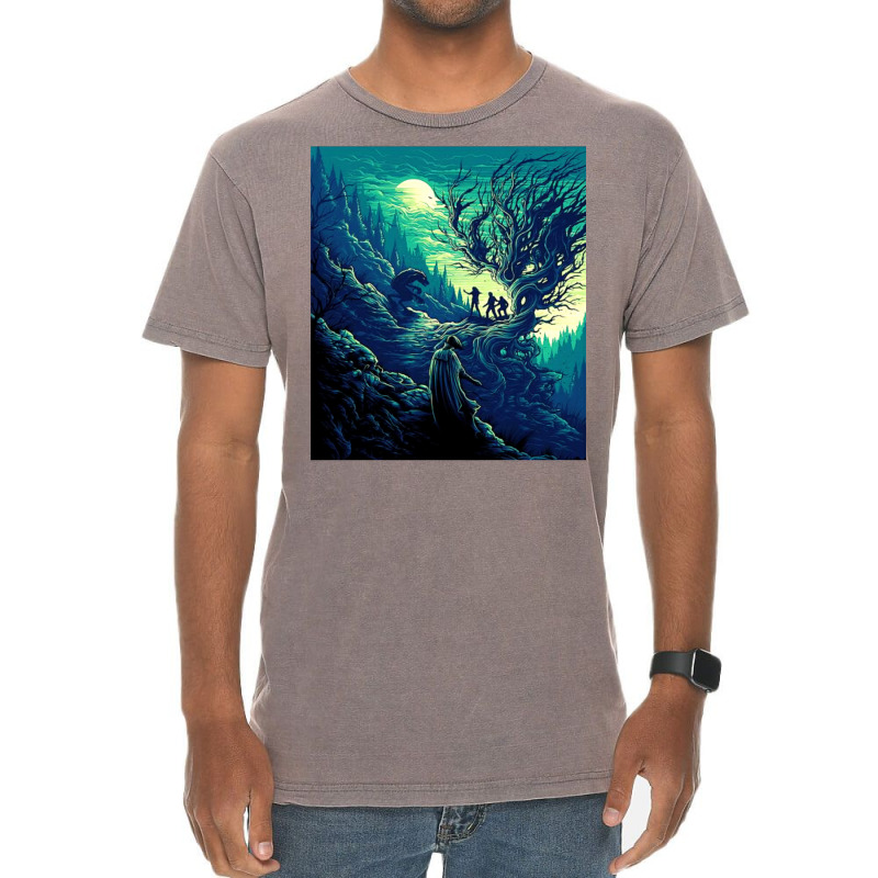 Magic Tree Green 26 Vintage T-Shirt by murhanixcayak | Artistshot