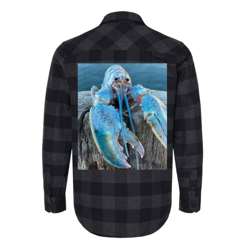 Funny Jumpscare Lobster Meme Blue Crustacean T Shi Flannel Shirt | Artistshot