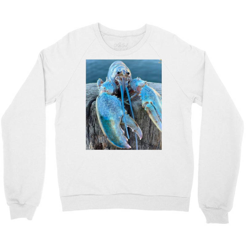 Funny Jumpscare Lobster Meme Blue Crustacean T Shi Crewneck Sweatshirt | Artistshot