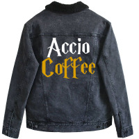 Magic Morning Coffee 8 Unisex Sherpa-lined Denim Jacket | Artistshot