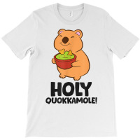 Holy Quokkamole Cute Avocado Quokka Eating Guacamo T-shirt | Artistshot