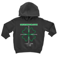 Equation For Luck Clover Irish Math Funny Teacher Toddler Hoodie | Artistshot