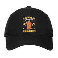 Happiness Is Being With Groundhogs Marmot 69 Adjustable Cap | Artistshot