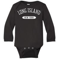 Womens Long Island Shirt Classic Style Long Island Long Sleeve Baby Bodysuit | Artistshot