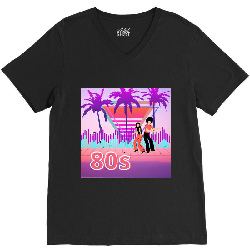 Hot Trend 80s-6ojvh V-Neck Tee by centralfantast | Artistshot