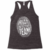 Private Detective Team   Investigate Investigator Racerback Tank | Artistshot