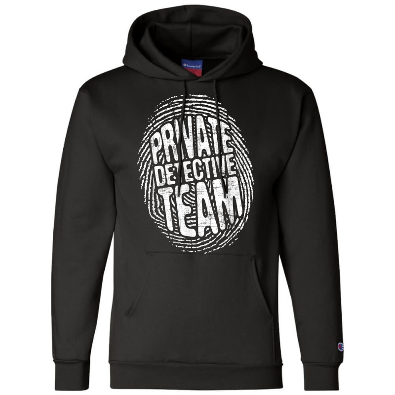 Private Detective Team   Investigate Investigator Champion Hoodie by marioc | Artistshot