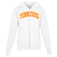 Tennessee Tn Throwback Design   Classic Style Oran Youth Zipper Hoodie | Artistshot