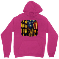 The Alley At A Starry Night Ii   Van Gogh Style Unisex Hoodie | Artistshot