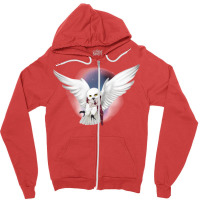 Snowy White Owl 3 Zipper Hoodie | Artistshot