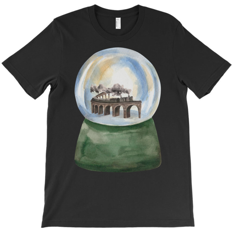 Steam Train In Crystal Ball T-Shirt by heathybatevam | Artistshot