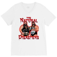 Natural Disasters V-neck Tee | Artistshot