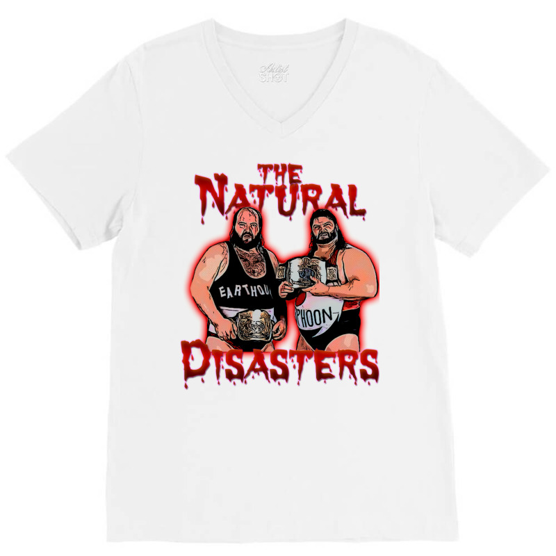 Natural Disasters V-Neck Tee by boinpeoeg | Artistshot