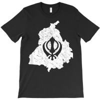 Punjab Map With Khanda For Punjabi Men Women Kids T-shirt | Artistshot