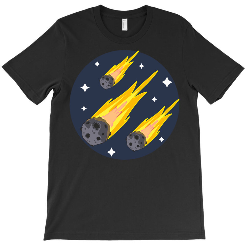 Meteorite Rain Design For Asteroid Day T-shirt | Artistshot