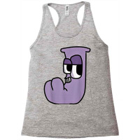 Lovely Letter J Alphabet Lore T Shirt Racerback Tank | Artistshot